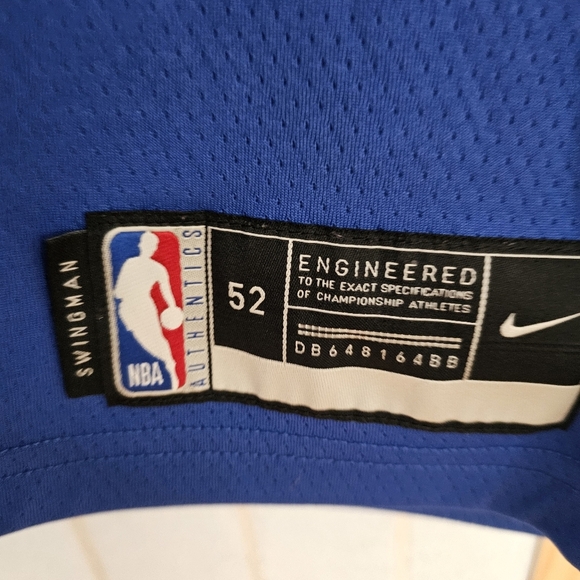 NIKE NBA DALLAS MAVERICKS LUKA DONČIC SWINGMAN ROAD JERSEY GAME ROYAL - Picture 5 of 5